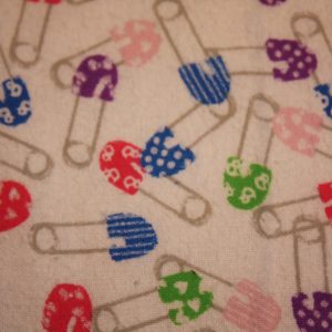 Cuddle Print Flannel Diaper Pins