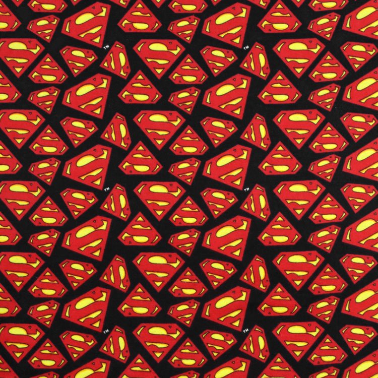 Superman Logo Flannel | Sew Materialistic