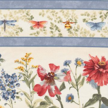 Sketchbook Garden Border Print