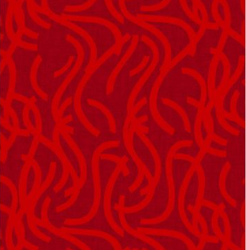 Studio E Noodle Doodle Wide Back Red on Red