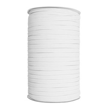 Braided Elastic  6mm  White