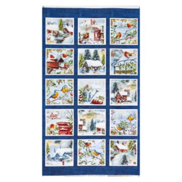 Winter Cottage Mini Panels Winter Scenes