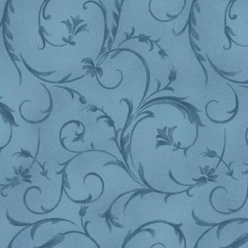 Poppies Blue Floral Swirl Blender