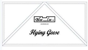 Bloc Loc Flying Geese Square Up Ruler 3