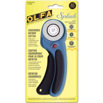 Olfa 45mm Ergonomic Rotary Cutter Blue