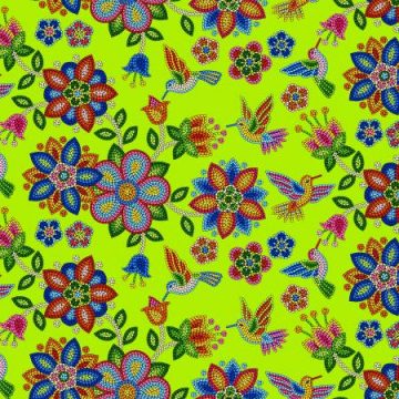 Tuscon Beaded Hummingbird Cotton