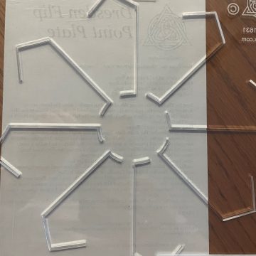 Fliplak Flip Reverse Applique Templates - Dresden Point