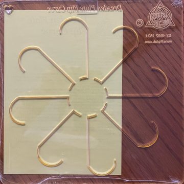 Fliplak Flip Reverse Applique Templates - Dresden Curve