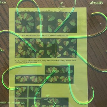 Fliplak Flip Reverse Applique Templates - heart