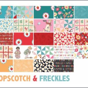 Hopscotch & Freckles Fat Quarter Bundle by Poppie Cotton