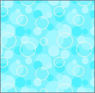 Comfy Flannel Aqua Circles