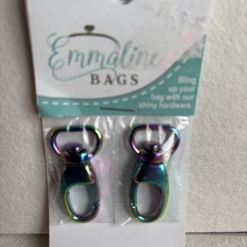 Emmaline Bags Swivel Snap Hooks 2pk Rainbow