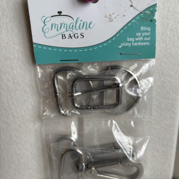 Emmaline Bags Aspen Crossbody Bag Hardware Nickel