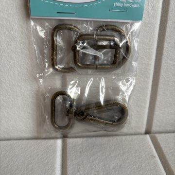 Emmaline Bags Aspen Crossbody Bag Hardware Antique Brass