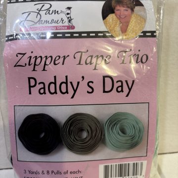 Pam Damour Paddy's Day Zipper Tape  Trio