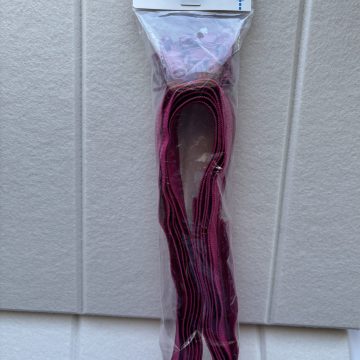 Zipper By The Yard Crazy Plum Tape with pulls