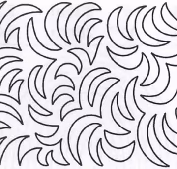 Stencil Fern Feather Background